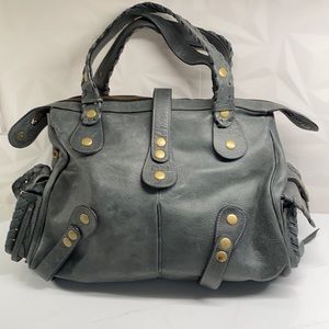 Chloe leather moto bag